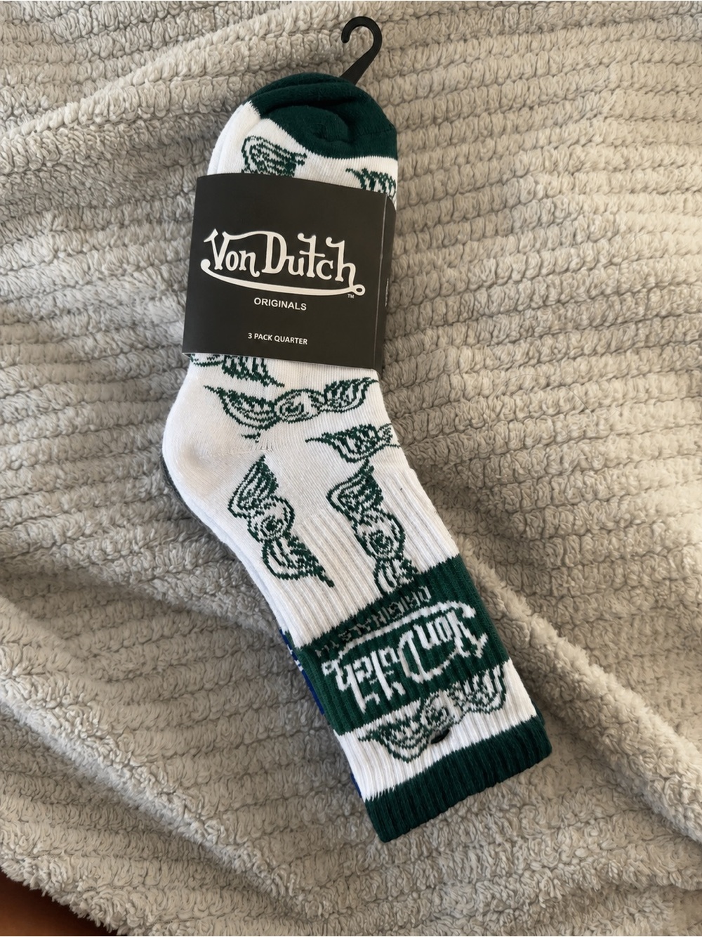 Von Dutch Originals 3-Pack Quarter Socks (Brand New With Tags)